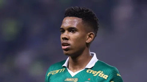 Estevão em ação pelo Palmeiras. Foto: Marcello Zambrana/AGIF