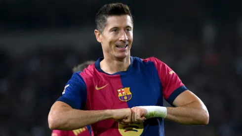 Lewandowski foi bem contra o Getafe em rodada de meio de semana por La Liga (Foto: David Ramos/Getty Images)