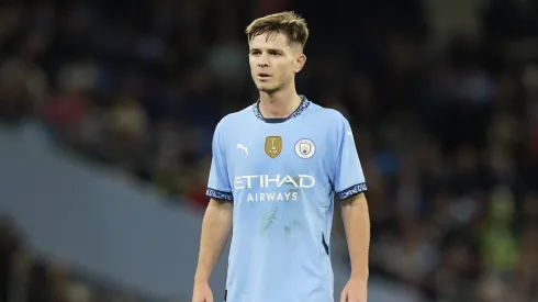 James McAtee, jogador do Manchester City. (Foto: Andrew Yates/Imago/Sportimage)