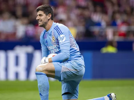 Courtois explica a Florentino episódio lamentável contra o Atlético