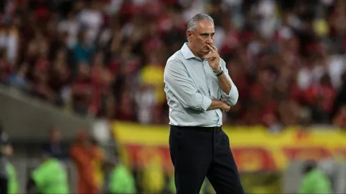 Tite, treinador do Flamengo. Foto: Thiago Ribeiro/AGIF