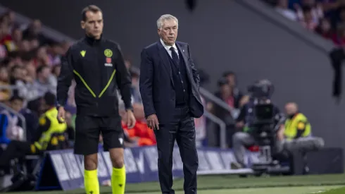 Ancelotti revela conversa com árbitro durante partida. Foto: IMAGO / PanoramiC