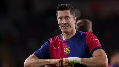 Lewandowski, jogador do Barcelona. Foto: IMAGO / CordonPress