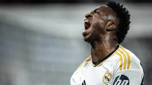 Vini Jr se envolve em discussão com jogador rival. foto: IMAGO / nogueirafoto