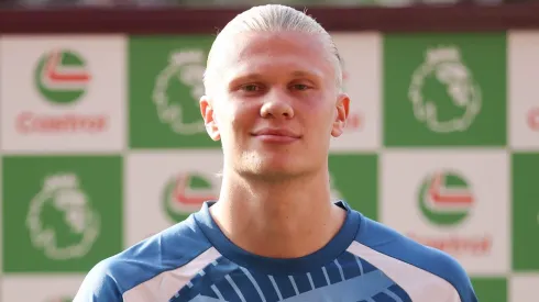 Gigante espanhol aceita pagar R$ 604 milhões para tirar Haaland do Manchester City (Photo by Alex Pantling/Getty Images)