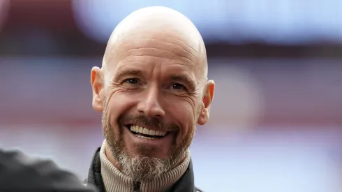 Erik Ten Hag, técnico do Manchester United. (Foto: Andrew Yates/Imago/Sportimage)