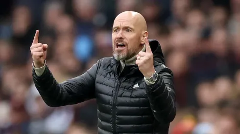 Ten Hag tem demissão aprovada pela torcida do United. Foto: Carl Recine/Getty Images