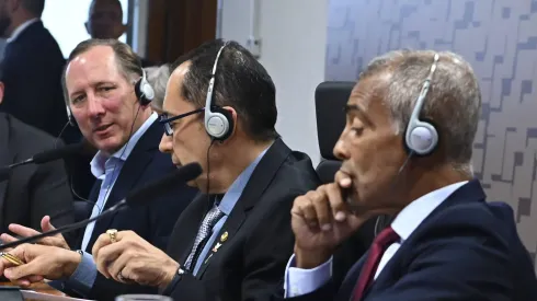 Textor, Kajuru e Romário juntos na CPI