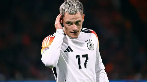Wirtz durante o confronto entre Holanda e Alemanha, no dia 10 de setembro de 2024, pela Liga das Nações. (Powerpics / Alamy Stock Photo)