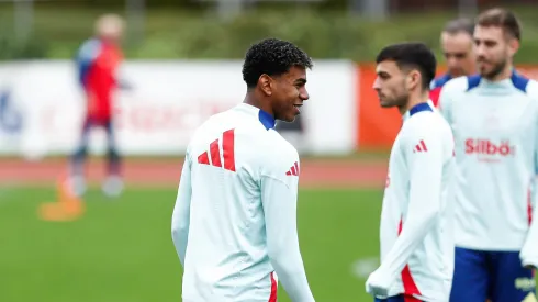 Lamine Yamal na Seleção da Espanha. Foto: IMAGO / ZUMA Press Wire