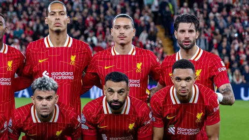 Jogadores do Liverpool. Foto: David Rawcliffe/Propaganda