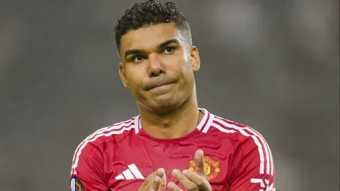 Casemiro, do Manchester United, é aprovado para jogar em grande potência apos reunião. (Foto: Imago)