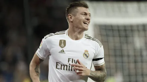 Toni Kroos com a camisa do Real Madrid.