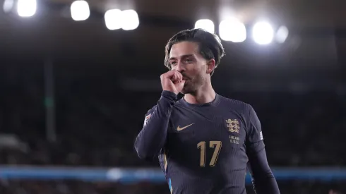 Jack Grealish comemora gol pela Seleção Inglesa (Foto: Bradley Collyer/Imago/PA Images)