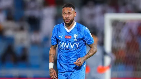 Neymar em campo pelo Al Hilal.