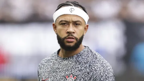 Memphis Depay pode trocar o Corinthians pela Juventus se isso acontecer (Photo by Alexandre Schneider/Getty Images)