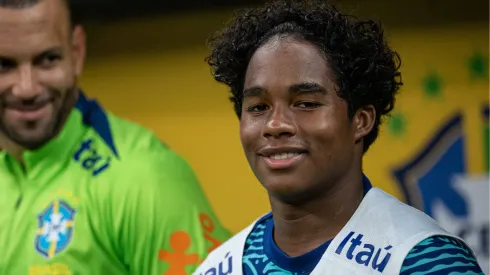 Endrick com a Seleção Brasileira