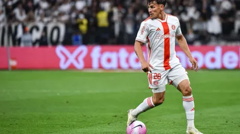 Bernabei em campo na partida entre Corinthians e Internacional, no dia 05 de outubro de 2024. (Sipa US / Alamy Stock Photo)