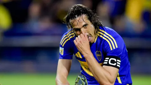 Cavani vive maior preocupação no Boca Juniors. Foto: Marcelo Endelli/Getty Images