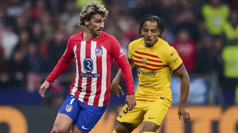 Barcelona x Atlético de Madrid em disputa pela La Liga na última temporada.