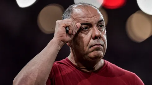 Marcos Braz, vice-presidente de futebol do Flamengo, analisa se vai punir Varela. Foto: Thiago Ribeiro/AGIF