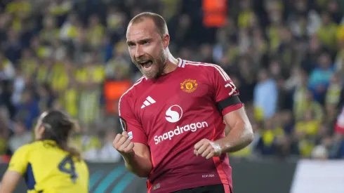 Eriksen marca em partida pelo Manchester United