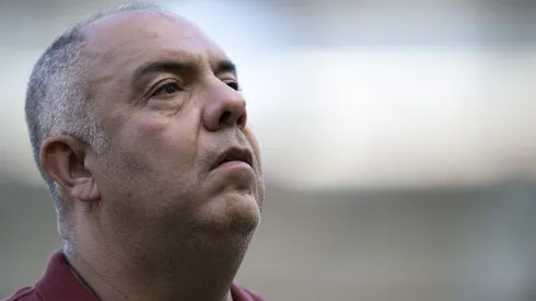RJ - RIO DE JANEIRO - 30/03/2024 - CARIOCA 2024, NOVA IGUACU X FLAMENGO FINAL - Marcos Braz vice de futebol do Flamengo durante partida contra o Nova Iguacu no estadio Maracana pelo campeonato Carioca 2024. Foto: Jorge Rodrigues/AGIF