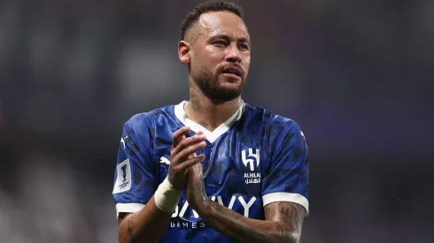 AL AIN, UNITED ARAB EMIRATES - OCTOBER 21: Neymar looks on after the AFC Champions League Elite match between Al Ain and Al-Hilal at Hazza bin Zayed Stadium on October 21, 2024 in Al Ain, United Arab Emirates. (Photo by Francois Nel/Getty Images)