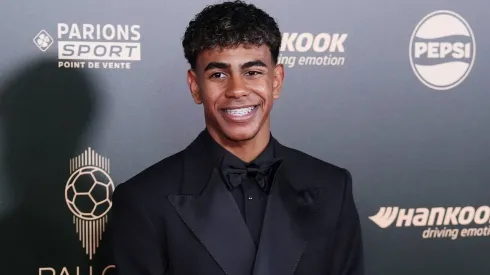 Lamine Yamal na cerimônia da Bola de Ouro 2024.