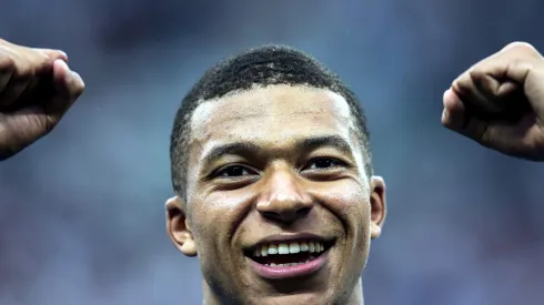 Moscou – 15/07/2018 – Copa do Mundo 2018 – Franca X Croacia – Mbappe do Franca comemora vitoria ao final da partida contra o Croacia no estadio Lujniki pelo campeonato Copa do Mundo 2018. Foto: Ale Cabral/AGIF