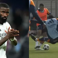 Rudiger dá entrada perigosa no Mbappé e quase machuca craque do Real Madrid: "Esse cara..."