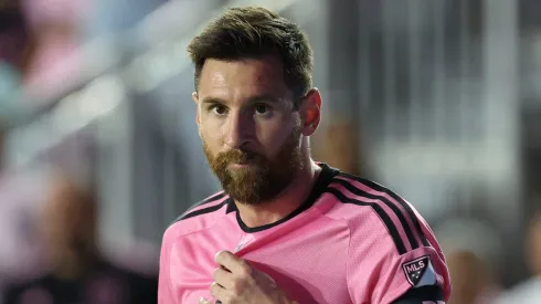 Lionel Messi com a camisa do Inter Miami.