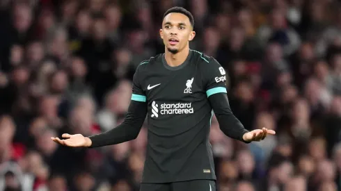 Trent Alexander-Arnold em partida pelo Liverpool