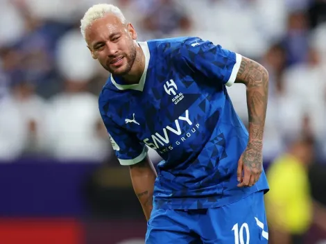 Neymar sente incomodo em partida do Al-Hilal
