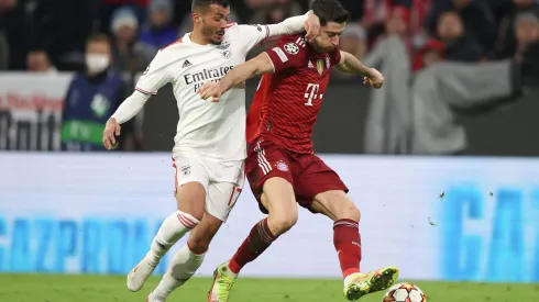 Bayern e Benfica jogaram na fase de grupos da Liga dos Campeões em 2021-22 (Foto: Alexander Hassenstein/Getty Images)