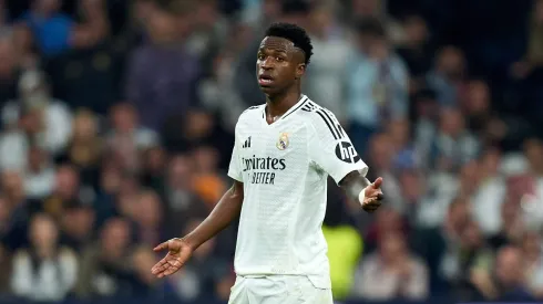 Vini Jr recebe provocação do Milan. Foto: Angel Martinez/Getty Images