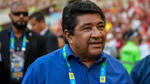 Ednaldo Rodrigues em partida entre Flamengo e São Paulo