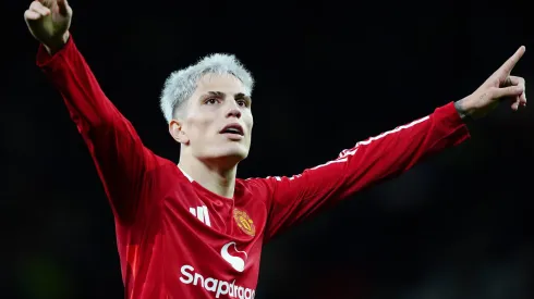 Garnacho poderia se envolver em troca com jogador de gigante espanhol. foto: IMAGO / PA Images