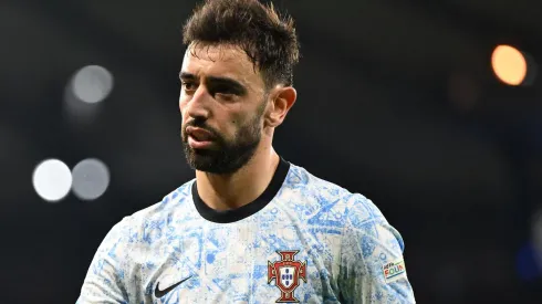 Bruno Fernandes durante a partida entre Escócia e Portugal, no dia 15 de outubro de 2024. (Sportimage Ltd / Alamy Stock Photo)