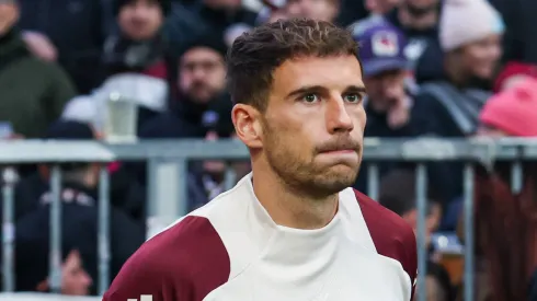 Leon Goretzka antes de partida pelo Bayern de Munique