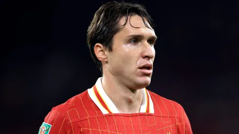 Chiesa pode deixar o Liverpool. foto:<br />
IMAGO / Sportimage
