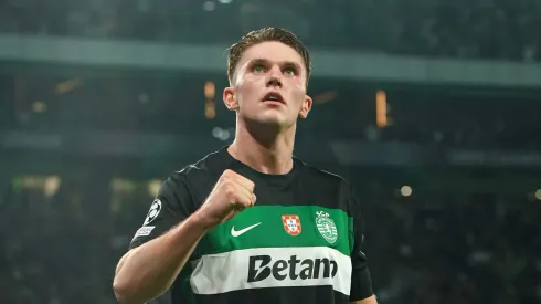 Gyokeres "faz chover" em jogo da Suécia. Foto: Gualter Fatia/Getty Images