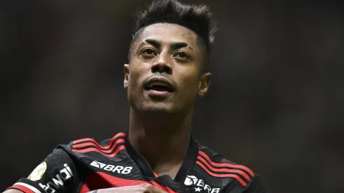 Bruno Henrique consegue ajudar Uruguai para anular Vinicius Júnior, do Real Madrid É um...(Photo by Pedro Vilela/Getty Images)