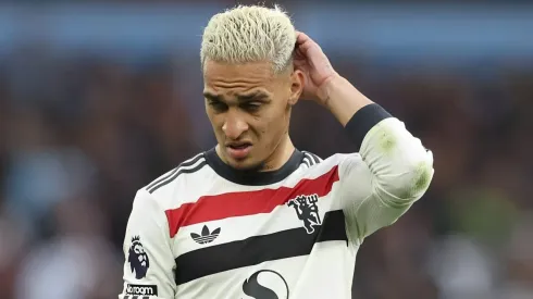 Antony pode deixar o Manchester United e clube já estária analisando condições de saída, segundo portal. FOTO IMAGO/ COLORSPORT