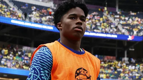 Endrick deve deixar o Real Madrid e tem destino definido na Premier League pelos ingleses. (Photo by Buda Mendes/Getty Images)