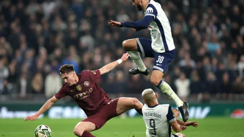 Manchester City foi eliminado pelo Tottenham na Copa da Liga Inglesa (Photo by Alex Pantling/Getty Images)