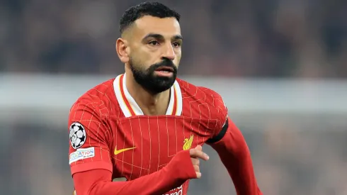 Mohamed Salah em partida pelo Liverpool
