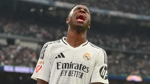 Vini Jr lamenta lance no Real Madrid.