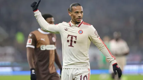 Leroy Sané durante o confronto entre St. Pauli e Bayern de Munique, no dia 09 de novembro de 2024. (dpa picture alliance / Alamy Stock Photo)