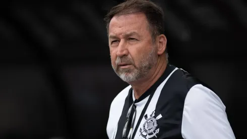 Match between Corinthians and Atletico-GO for the 2024 Brazilian Championship Sao Paulo SP, 09/21/2024 - BRAZILIAN/CORINTHIANS VS ATLETICO-GO - Augusto Melo, president of Corinthians, before the match between Corinthians and Atletico-GO, valid for the 27th round of the Brazilian Football Championship, on the afternoon of this Saturday, September 21, 2024, at Neo Quimica Arena, in Sao Paulo-SP. Foto: Ronaldo Barreto/Thenews2/imago images SPO PUBLICATIONxNOTxINxUSA Copyright: xRONALDOxBARRETOx